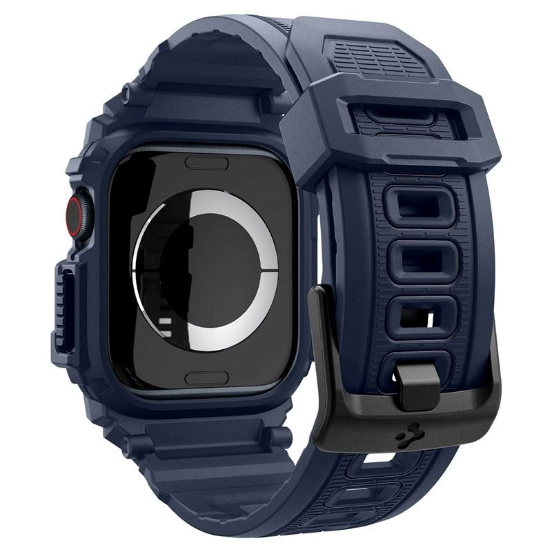 Spigen Rugged Armor Pro Apple Watch (38/40/SE/41/42 mm) - Rem m. Omslag - Blå