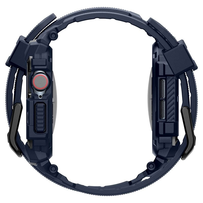 Spigen Rugged Armor Pro Apple Watch (38/40/SE/41/42 mm) - Rem m. Omslag - Blå