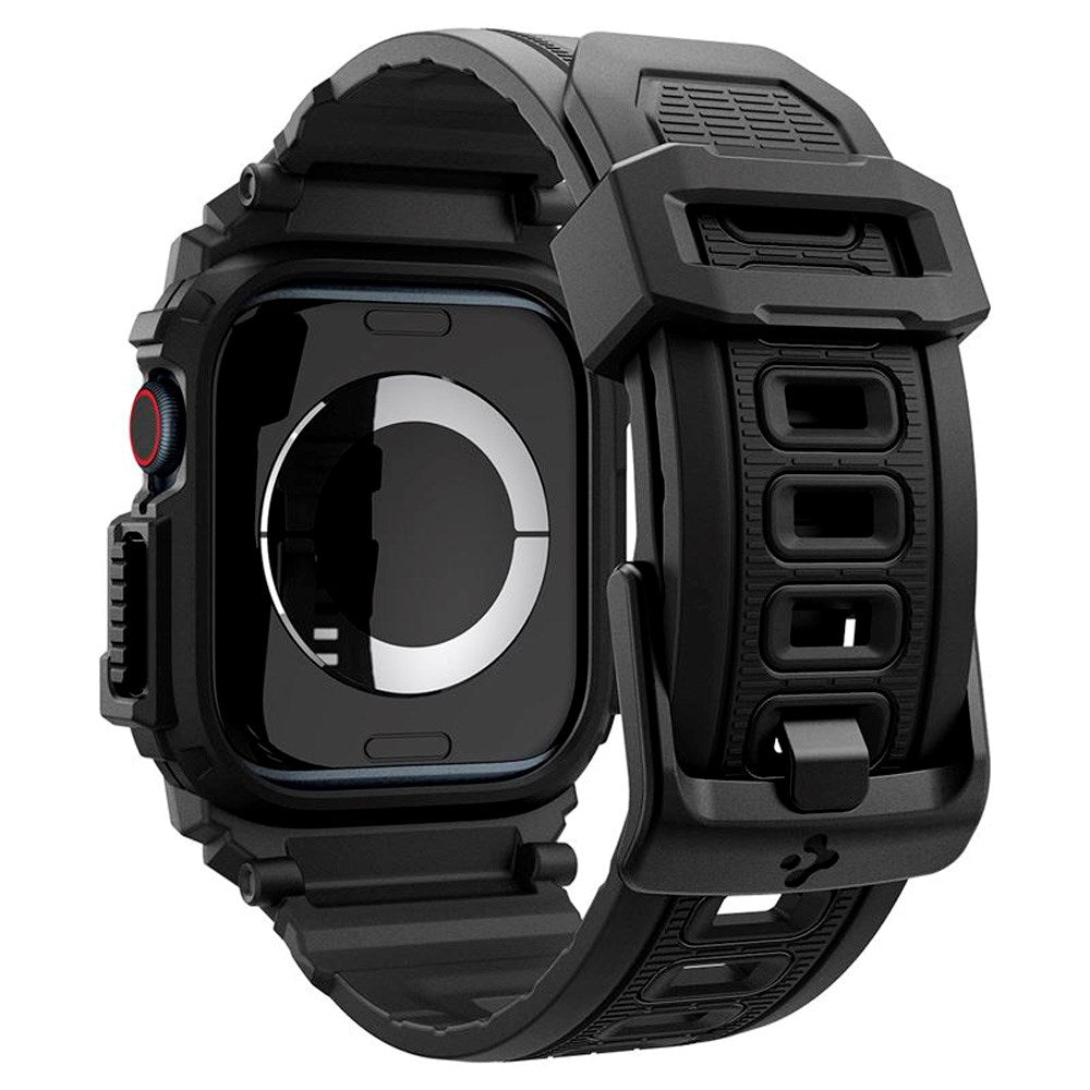 Spigen Rugged Armor Pro Rem m. Cover - Apple Watch 11 / 10 (46mm) - Sort