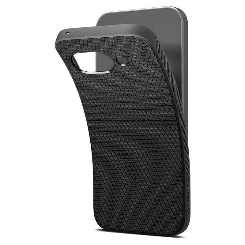 Spigen - Liquid Air Flexible Plastic Cover - Google Pixel 9a - Svart