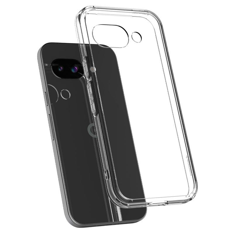 Google Pixel 9a Spigen Hybrid Crystal Clear Case - Gjennomsiktig