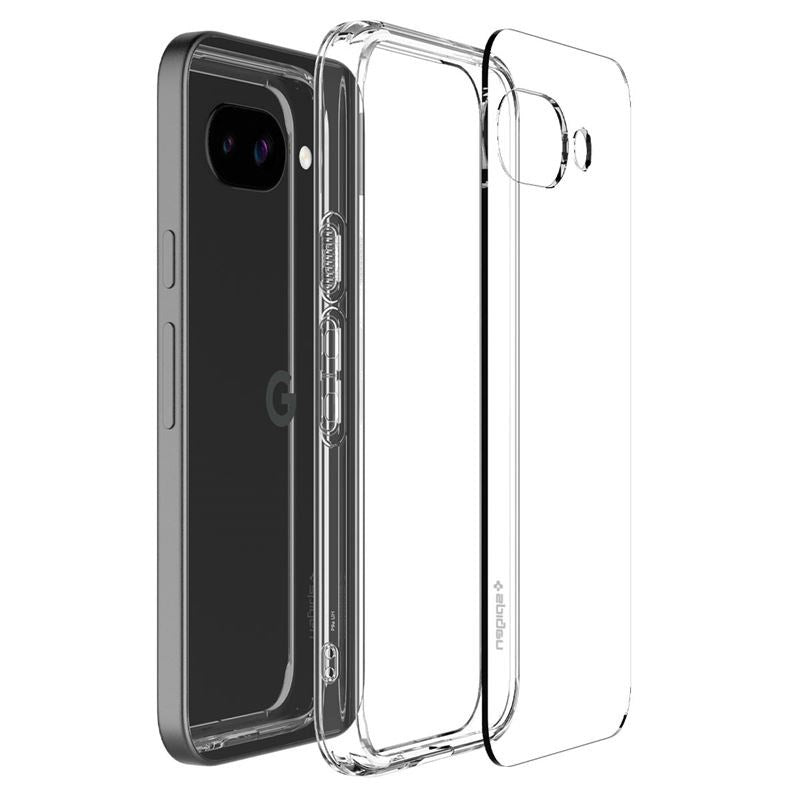 Google Pixel 9a Spigen Hybrid Crystal Clear Case - Gjennomsiktig