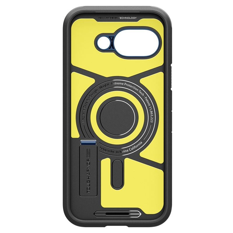 Spigen Tough Armor Hybrid Cover m. Kickstand - Google Pixel 9a - MagSafe Kompatibel - Blå
