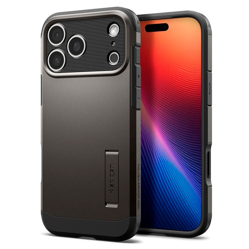 Spigen Tough Armor T Cover - iPhone 17 Pro - MagSafe Kompatibel - Grå