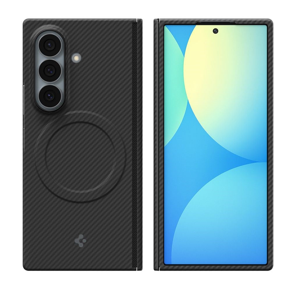 Samsung Galaxy Z Fold8 Ultra Spigen Air Skin Aramid Mobilcover - MagSafe Kompatibel - Sort