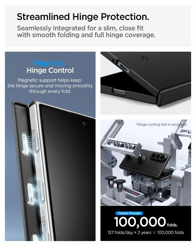 Samsung Galaxy Z Fold8 Spigen Air Fit Pro Mobilcover - MagSafe Kompatibel - Sort
