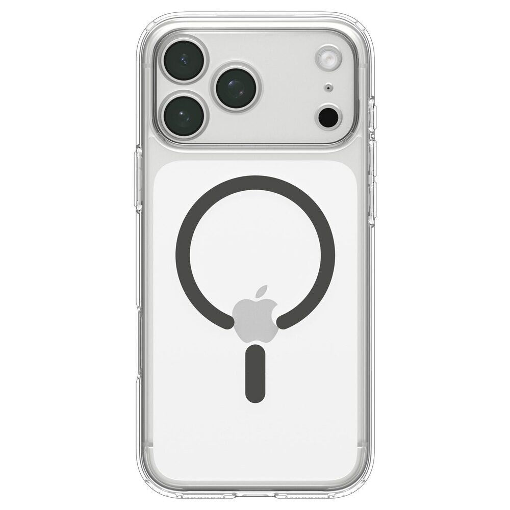 iPhone 18 Pro / 17 Pro Spigen Ultra Hybrid Bagside Cover - MagSafe Kompatibel - Gennemsigtig / Grå