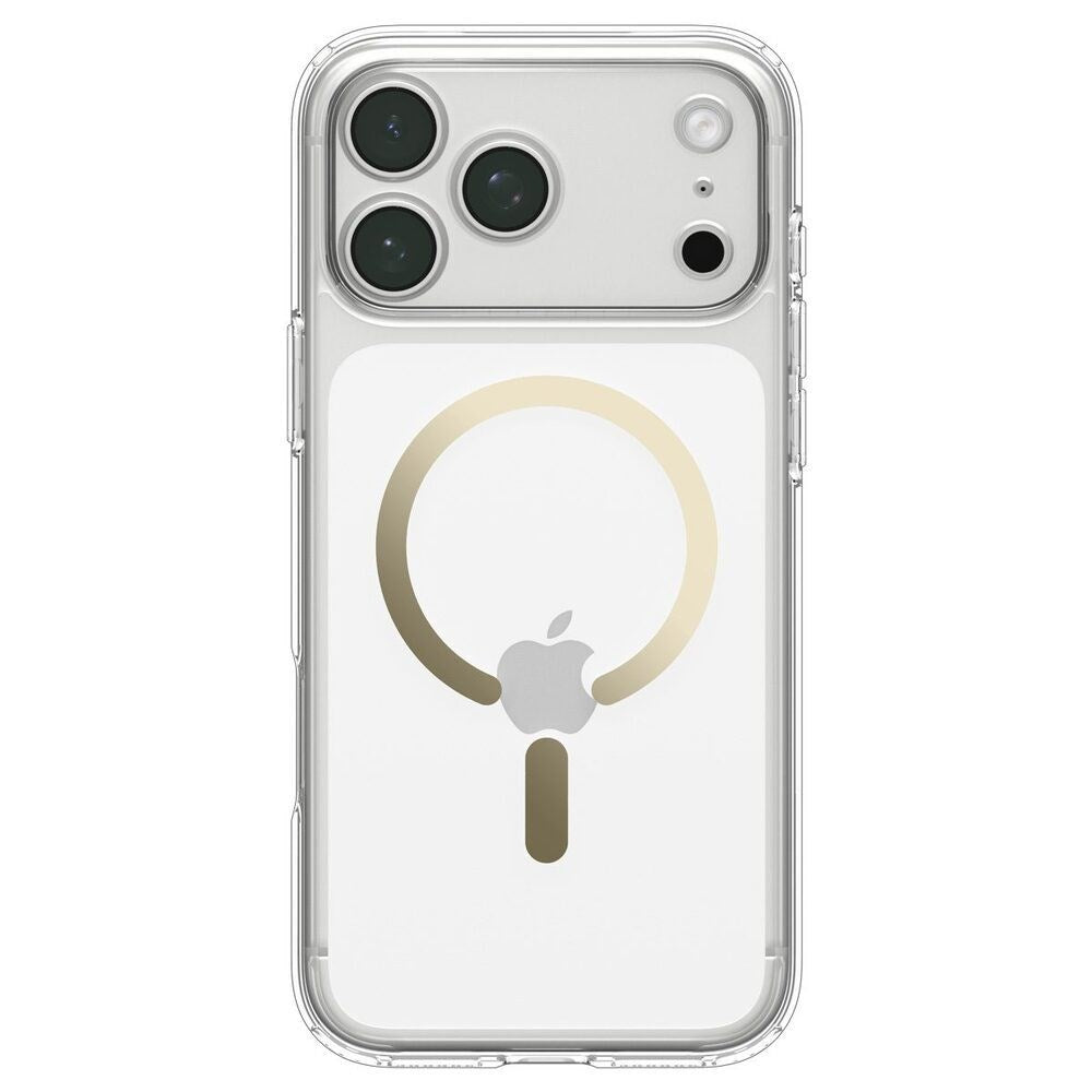 iPhone 18 Pro / 17 Pro Spigen Ultra Hybrid Bagside Cover - MagSafe Kompatibel - Gennemsigtig / Guld
