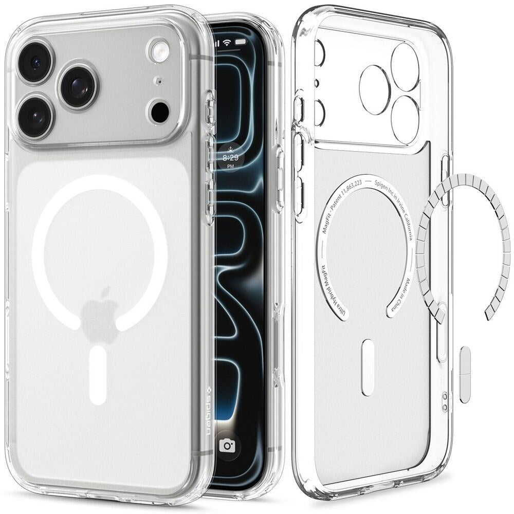 iPhone 18 Pro / 17 Pro Spigen Ultra Hybrid Bagside Cover - MagSafe Kompatibel - Mat Hvid