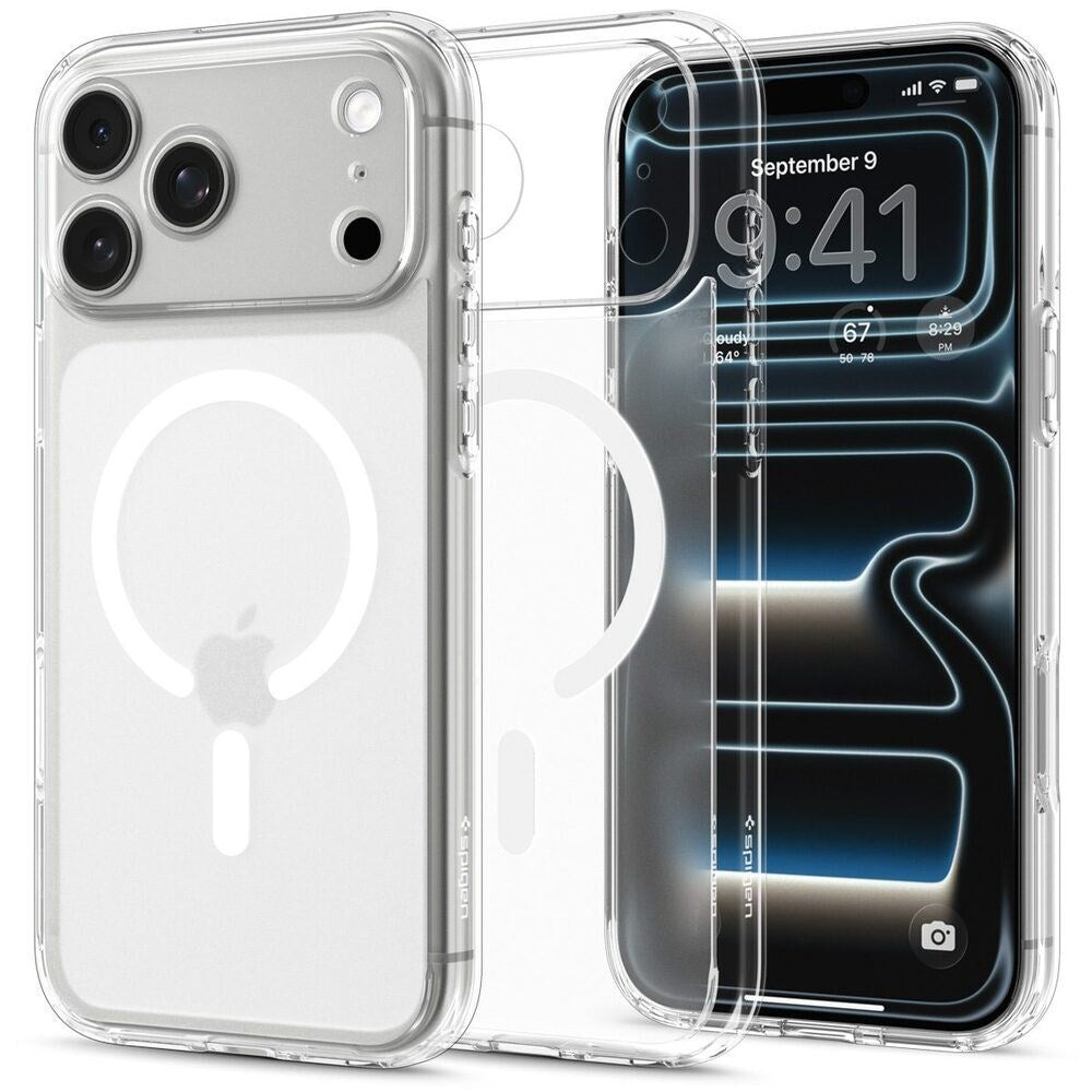 iPhone 18 Pro / 17 Pro Spigen Ultra Hybrid Bagside Cover - MagSafe Kompatibel - Mat Hvid