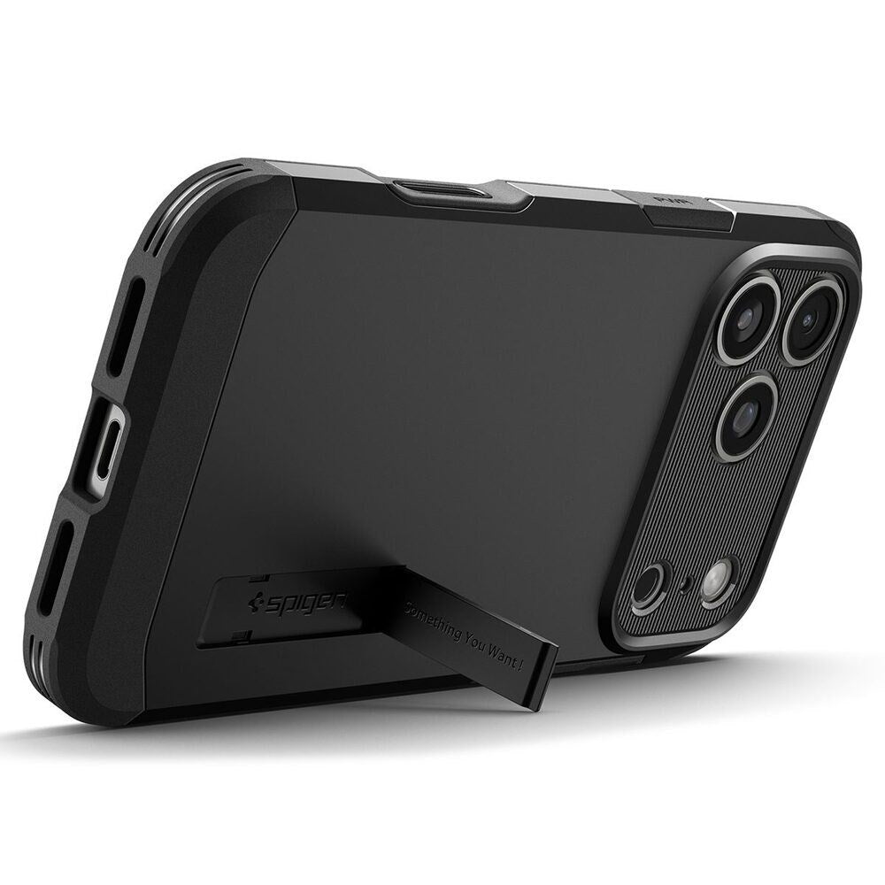 iPhone 18 Pro Max / 17 Pro Max Spigen Tough Armor T Bagside Cover - MagSafe Kompatibel - Sort
