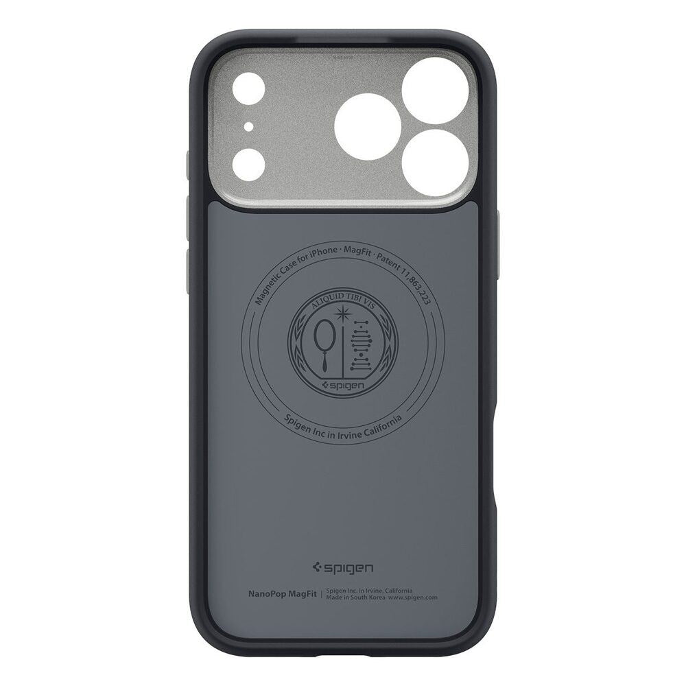 iPhone 18 Pro / 17 Pro Spigen Nano Pop Bagside Cover - MagSafe Kompatibel - Sort