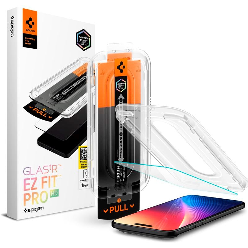 Spigen iPhone Air Glass tR EZ Fit Pro HD Skærmbeskyttelsesglas - Gennemsigtig
