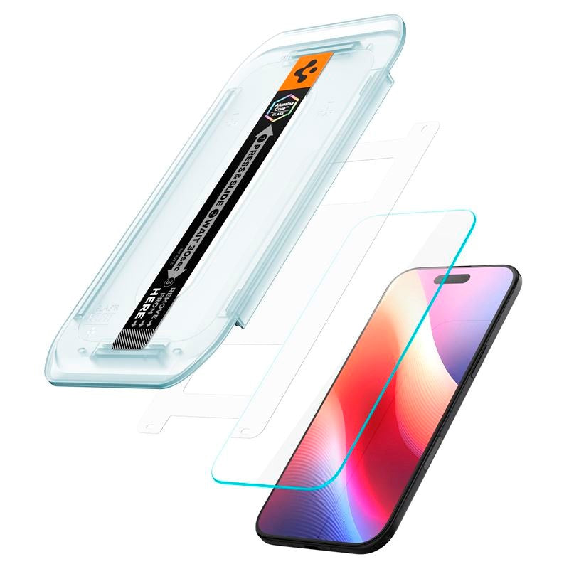 Spigen iPhone Air Glass tR EZ Fit Pro HD Skærmbeskyttelsesglas - Gennemsigtig