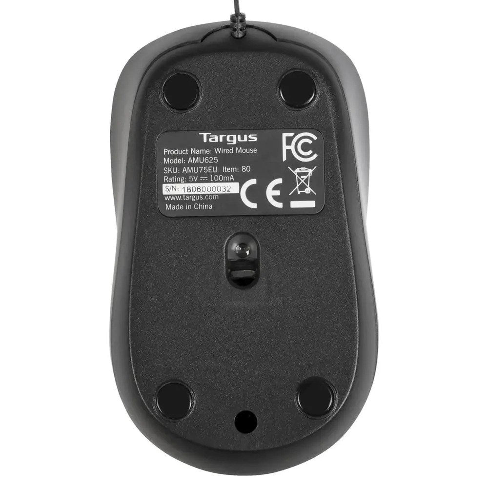 Targus Compact Blue Trace Mus - Sort