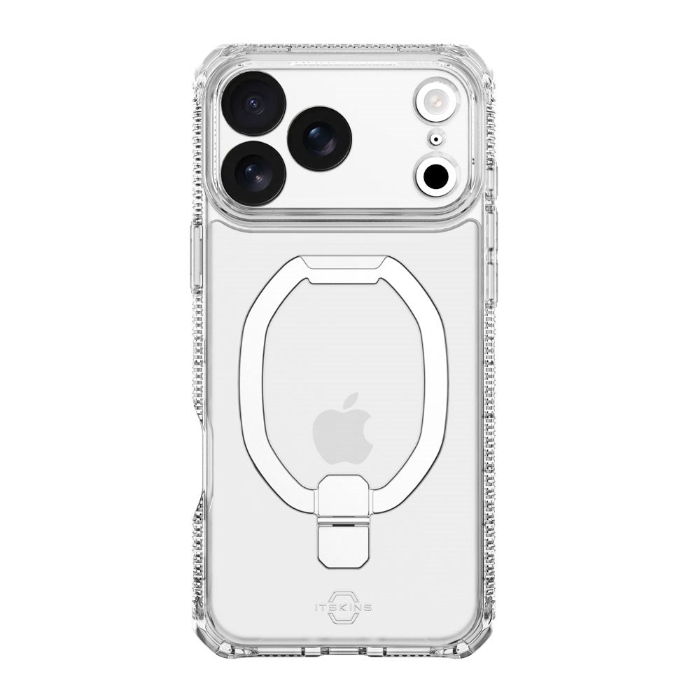 iPhone 17 Pro Max ITSKINS Hybrid Vapor Stand Case - MagSafe Kompatibel - Gennemsigtig