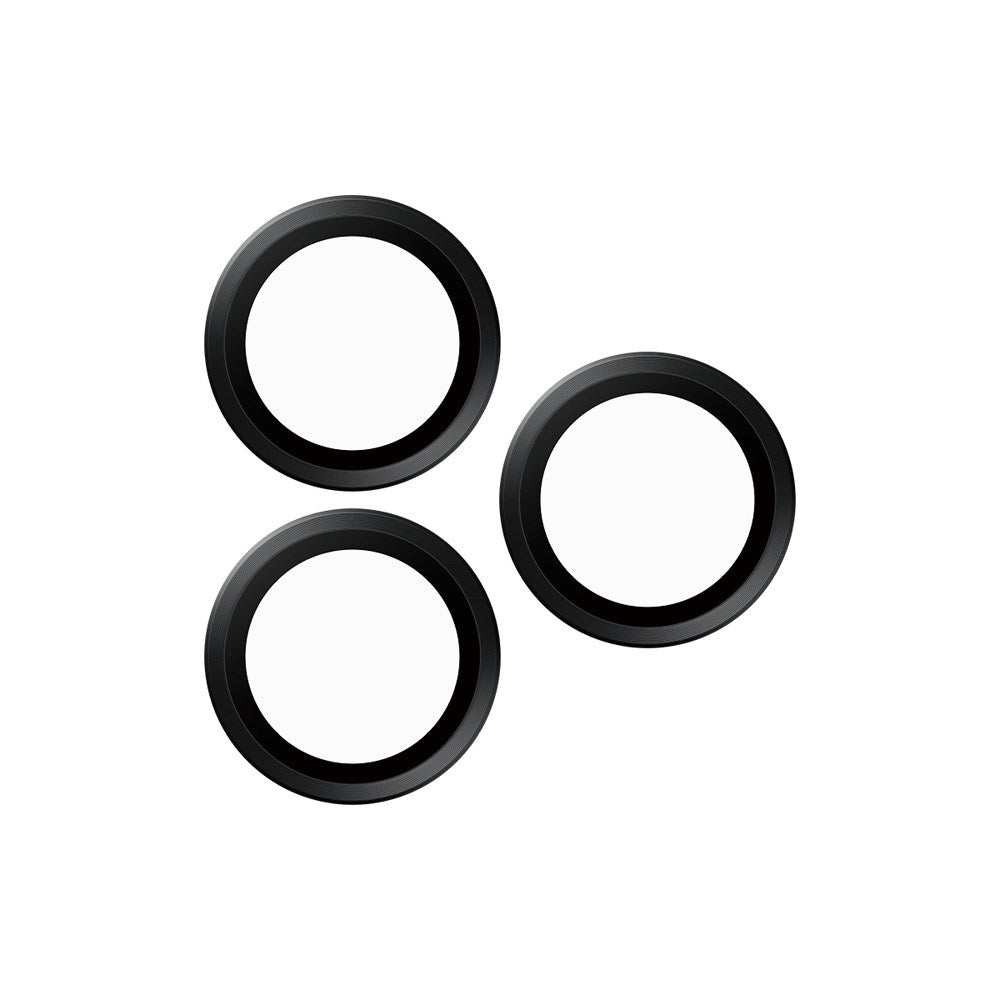 iPhone 16 Pro Max PanzerGlass 4-i-1-pakke m. EasyAligner - Skjermbeskytter (UWF) / Bakdeksel / Kamerabeskyttelse / Fingerring - Gjennomsiktig / Svart