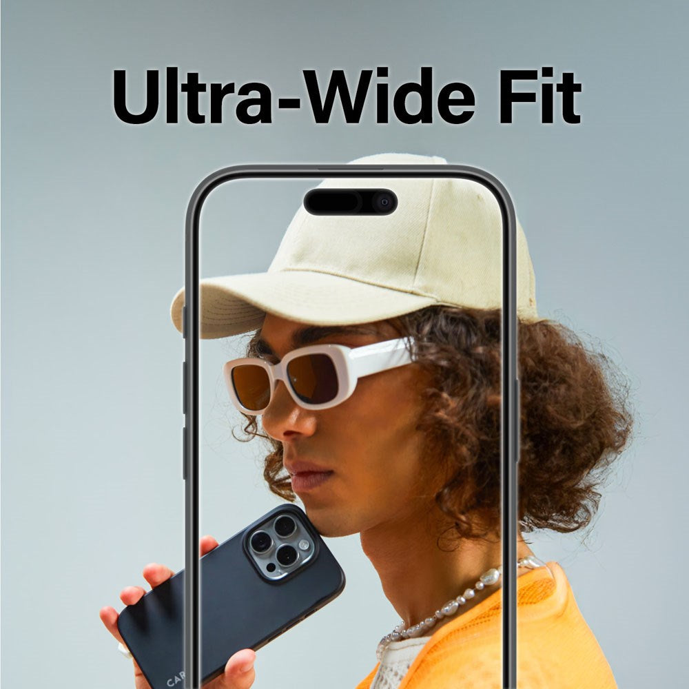 CARE By PanzerGlass iPhone 16 Pro Max 3-i-1 FLAGSHIP Bundle - Skærmbeskyttelse (UWF) / Bagsidecover / Kamerabeskyttelse - Gennemsigtig