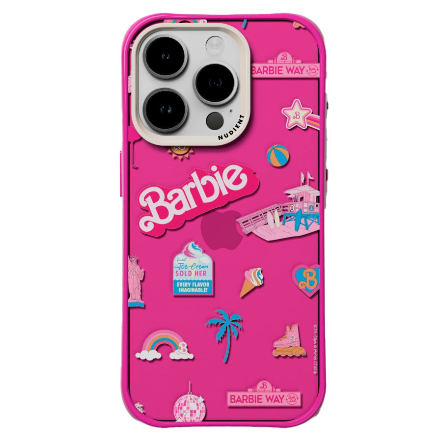 Nudient Form Case iPhone 15 Pro Bakdeksel - Barbie Board
