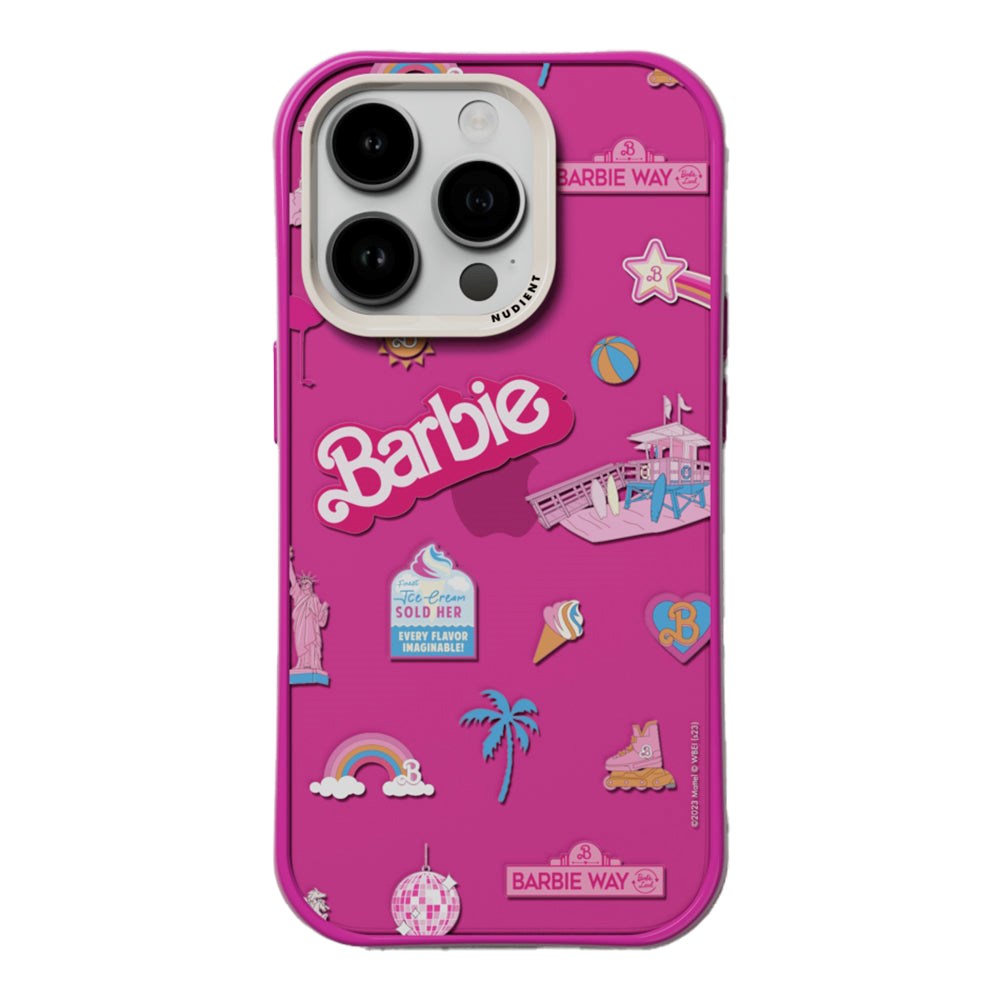 Nudient Form Case iPhone 14 Pro Bakdeksel - Barbie Board