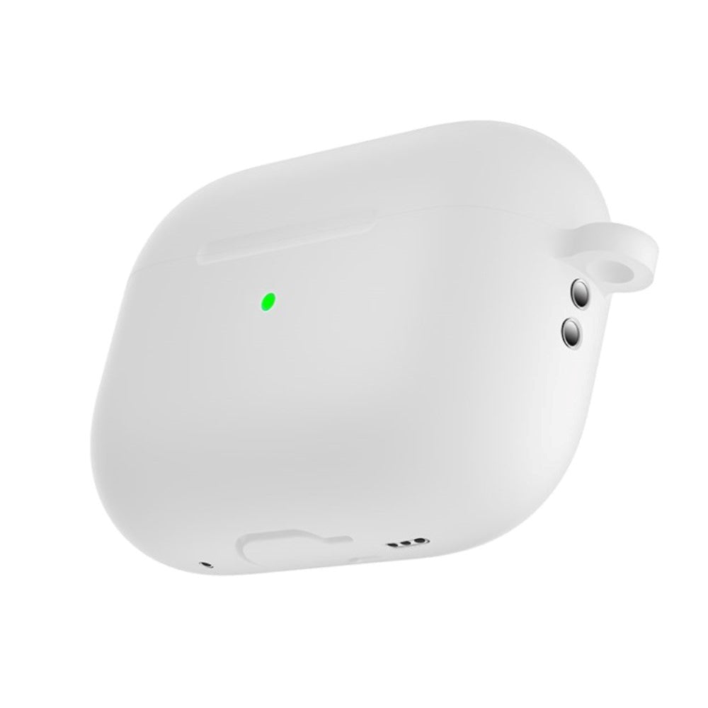Apple Airpods Pro 2nd Gen (2022) Silikondeksel m. Hake - Hvit