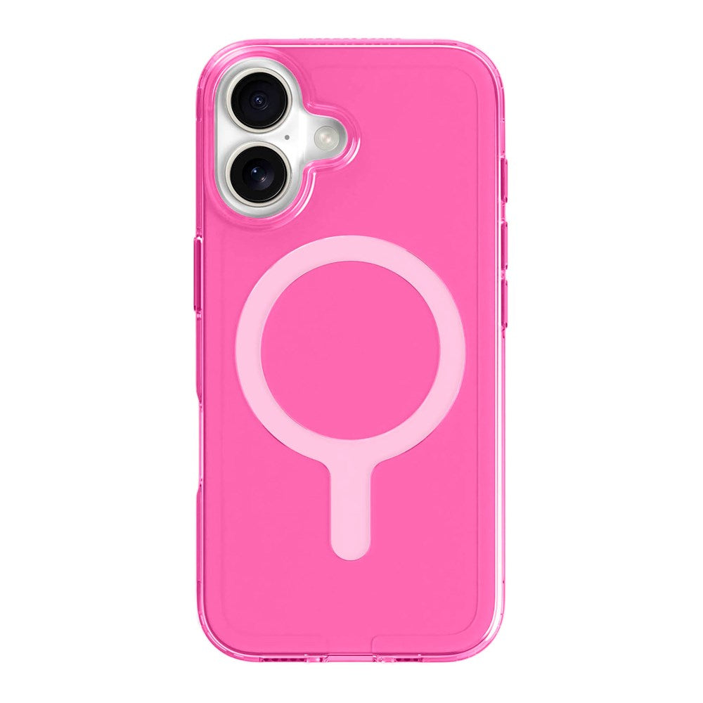 agood company iPhone 16 CLRPRTCT 100 % resirkulert plastdeksel - Gjennomsiktig / Candy Pink