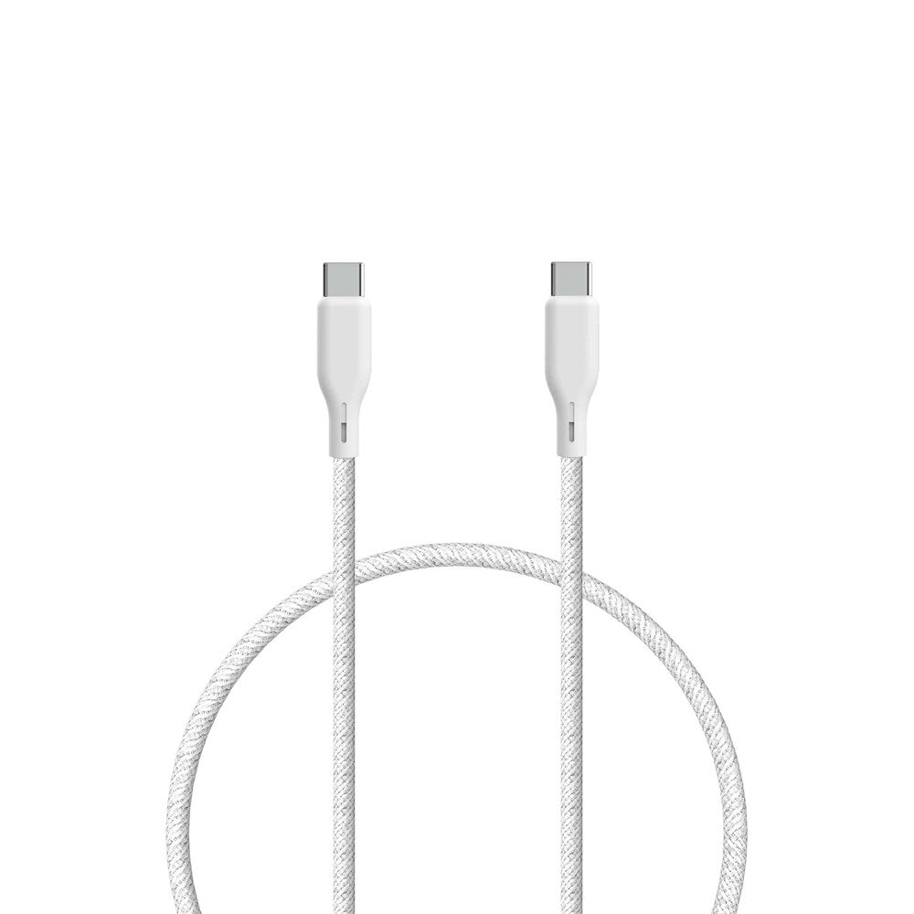 Upström Ëssentials USB-C til USB-C Kabel 100W 1.2m - Hvid