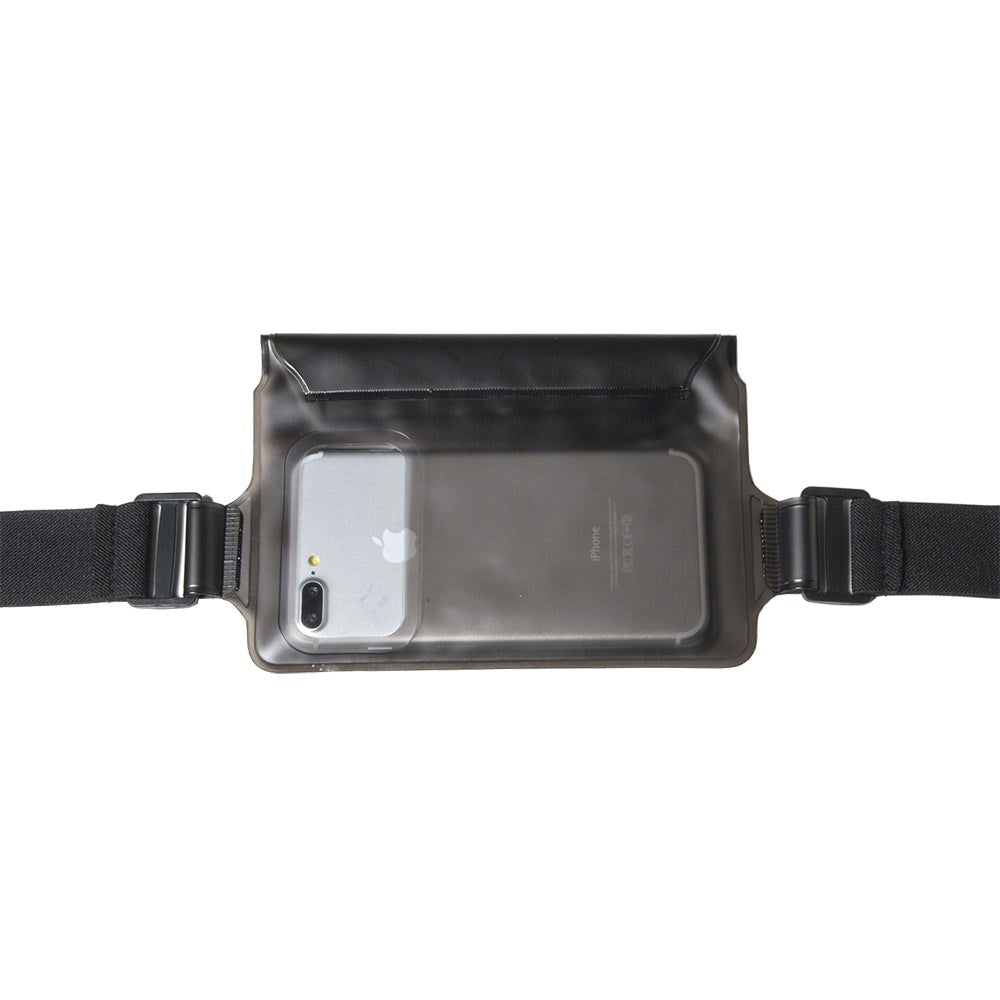 Celly IPX8 Vandtæt Splash Løbebælte til Smartphones m. Touch Screen Adgang - Sort (Max 16 cm)