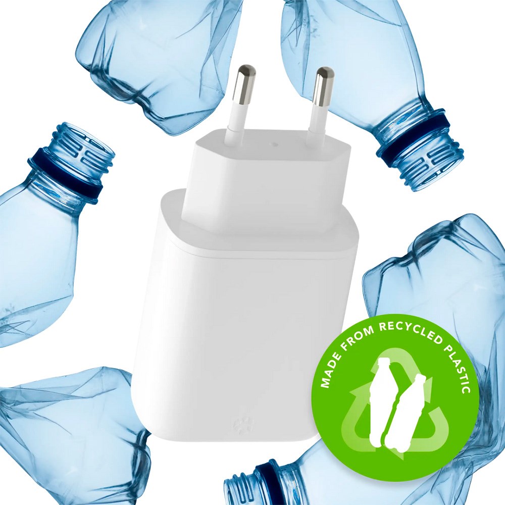 2 x USB-C 25W - dbramante1928 EU Vegglader - Hvit