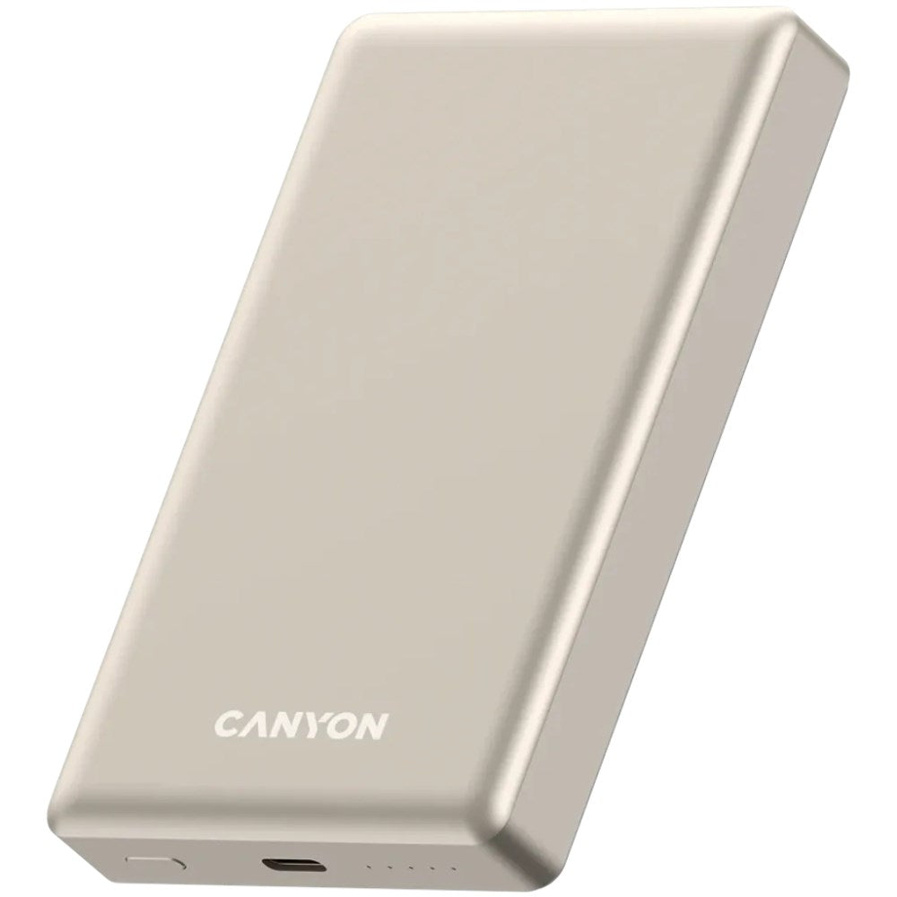 Canyon OnPower 510 PowerBank - 20W / 10.000 mAh - MagSafe Kompatibel - Beige