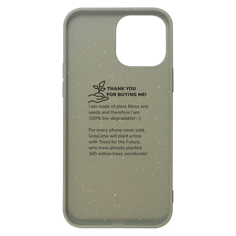iPhone 13 Pro Max GreyLime 100% Biodegradable Cover - Grøn