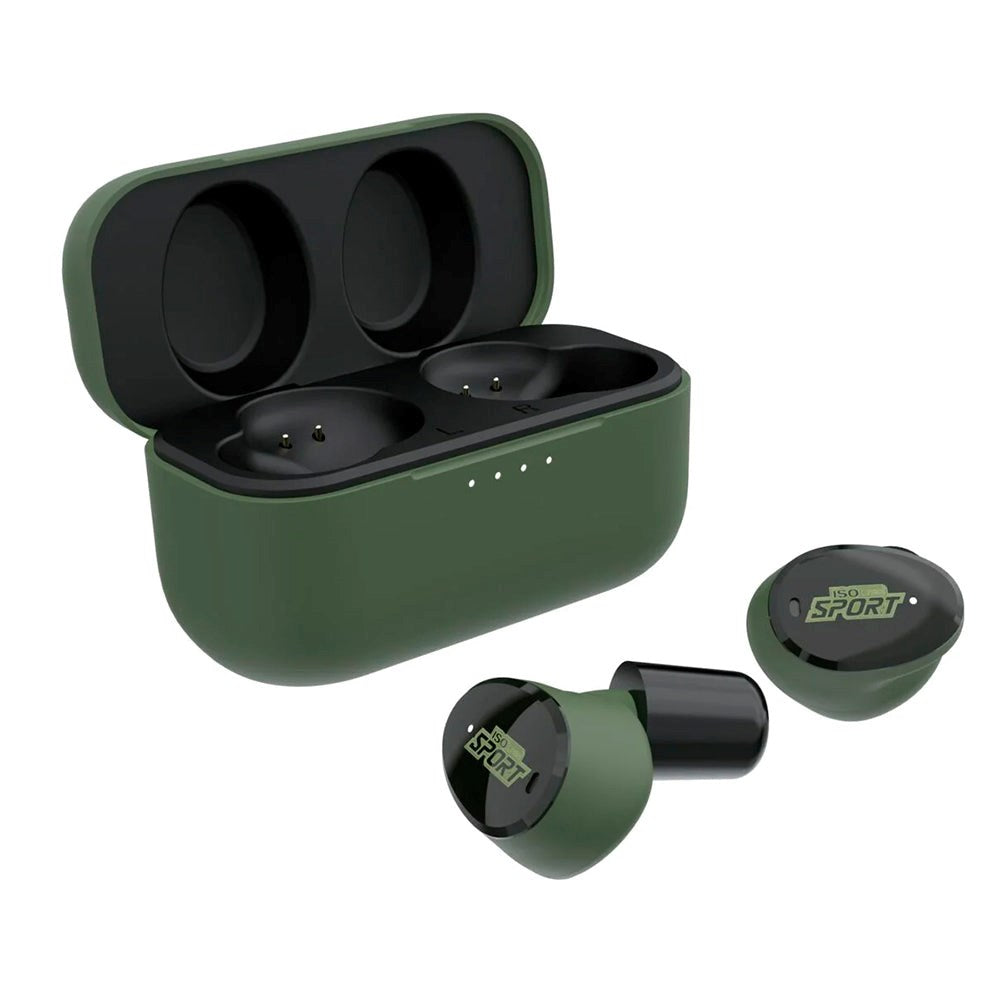 ISOtunes Sport CALIBER Støyreduserende Bluetooth-øreklokker for fotografering - Grønn