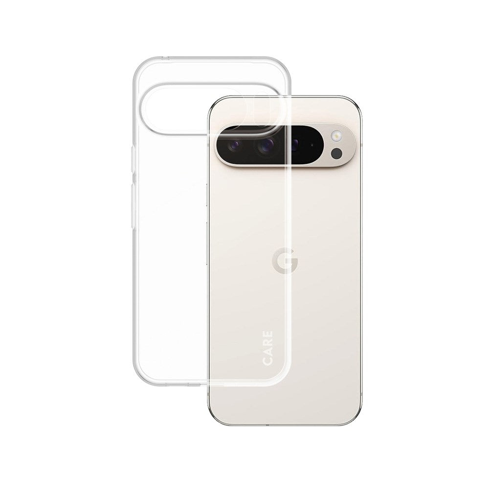 Google Pixel 10 Pro XL - CARE by PanzerGlass Fashionable Transparent X-Ray Soft Basic Cover - Gennemsigtig