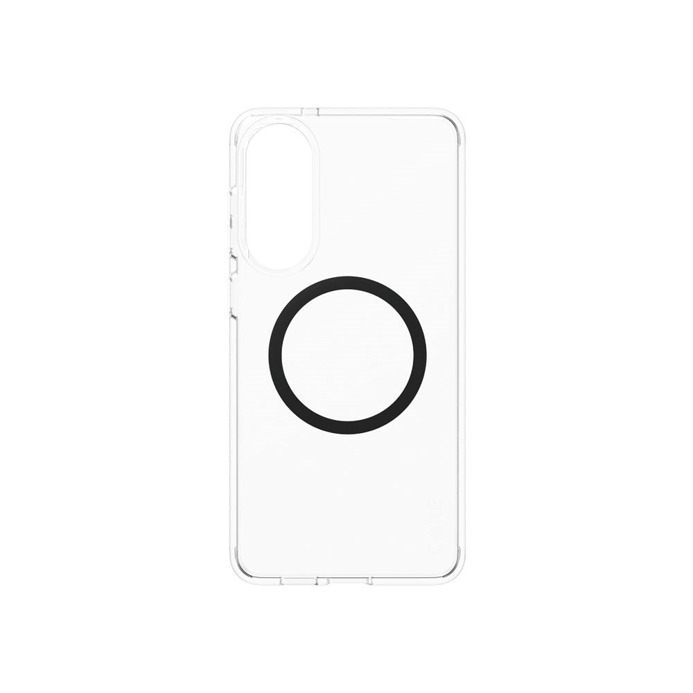 CARE by PanzerGlass Samsung Galaxy S25 Edge FLAGSHIP Urban Combat Cover - MagSafe Kompatibel - Transparent / Black