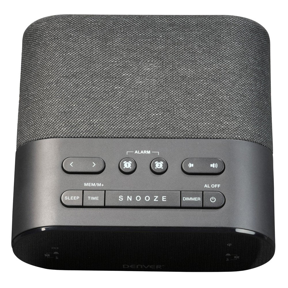 Denver CRQ-107 Radio m. Indbygget Trådløs Opladning & Bluetooth - Sort