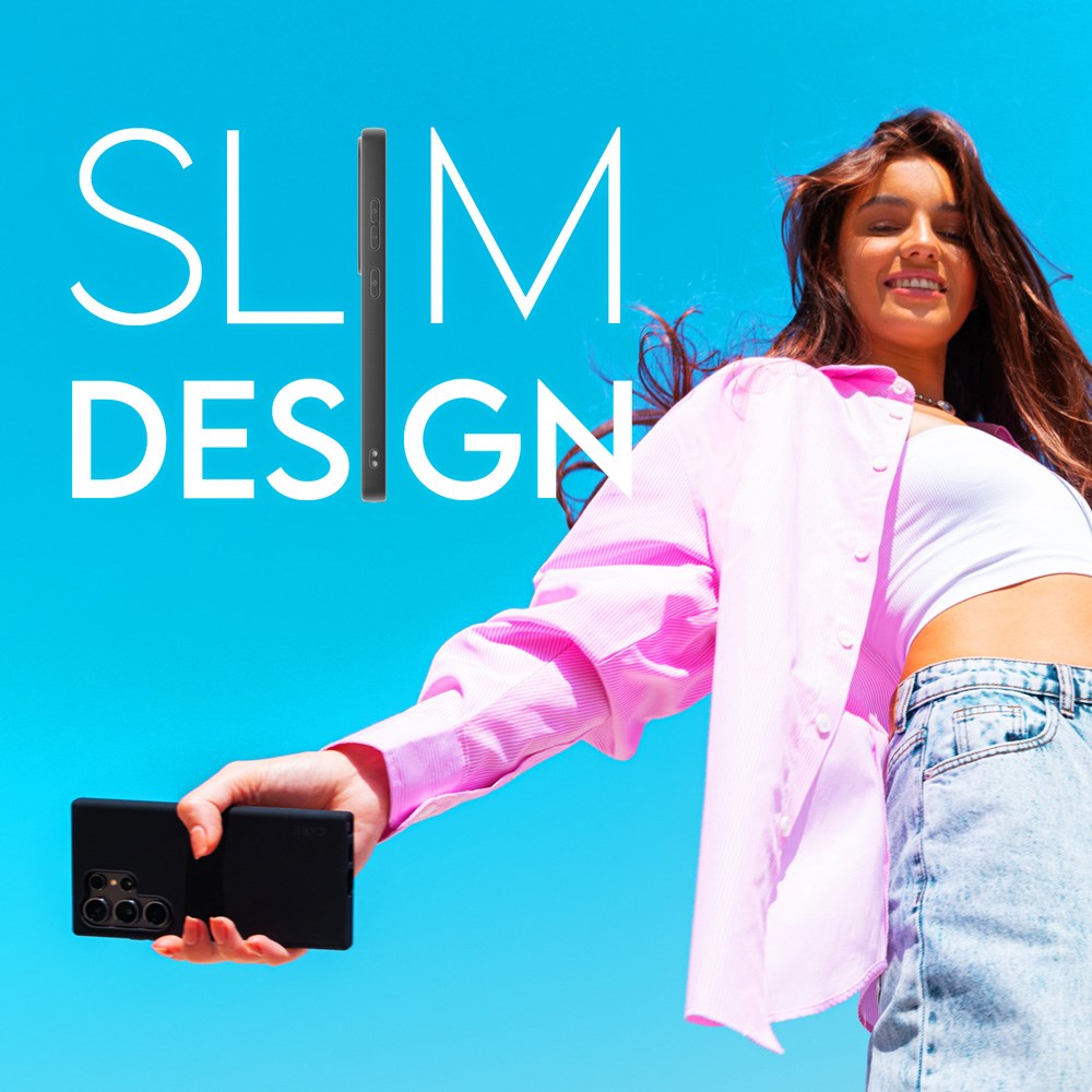 CARE by PanzerGlass Samsung Galaxy S25 Ultra FASHION Fearlessly Fashionable deksel - Svart