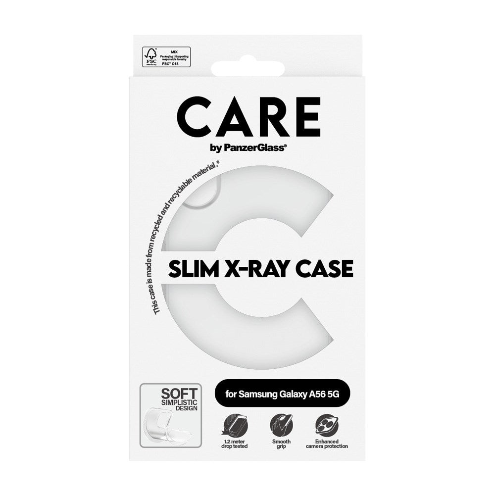 CARE by PanzerGlass Samsung Galaxy A56 (5G) FASHION X-Ray Soft Basic Bakdeksel - Gjennomsiktig