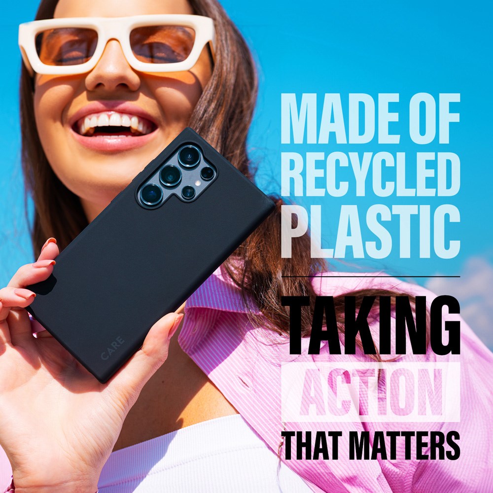 CARE by PanzerGlass Samsung Galaxy S25 Ultra FASHION Fryktløst fasjonabelt deksel - QI-kompatibelt - Svart