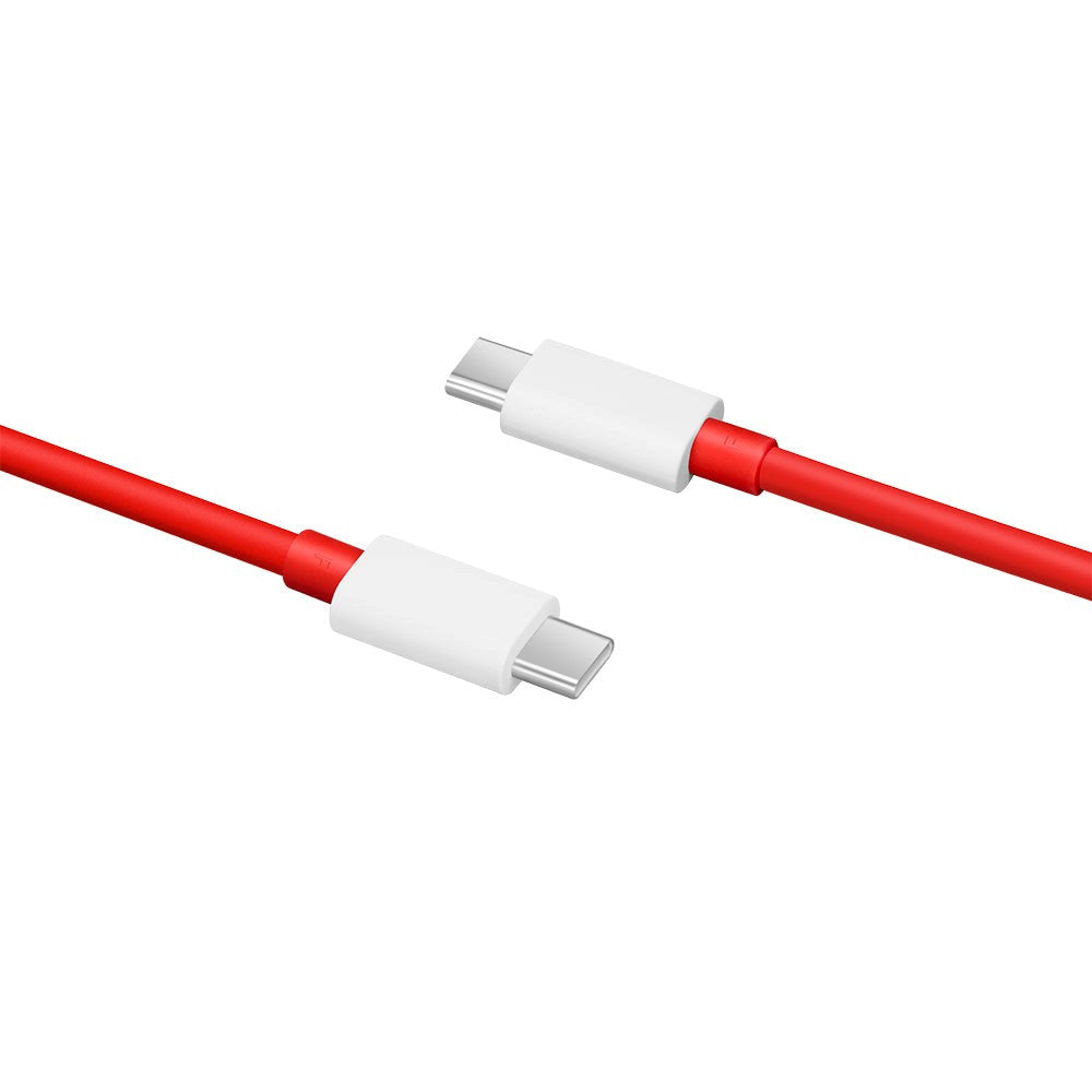 Original OnePlus USB-C til USB-C 12A data- og ladekabel 150W 1m - Rød