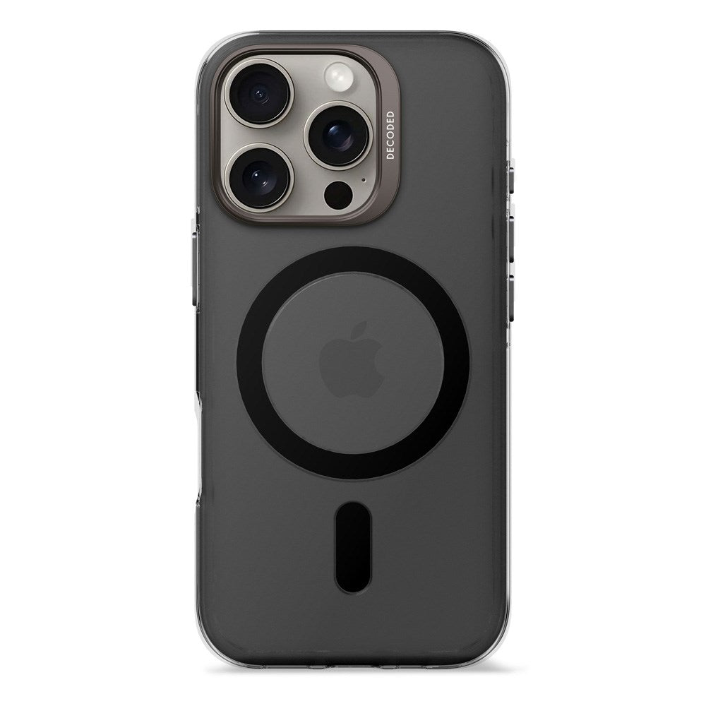 Dekodet iPhone 16 Pro klart bakdeksel - 100 % resirkulert plast - MagSafe-kompatibel - Gjennomsiktig