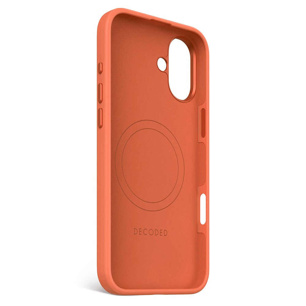 Dekodet iPhone 16 Plus antimikrobiell silikon bakdeksel - MagSafe-kompatibel - Sandstein