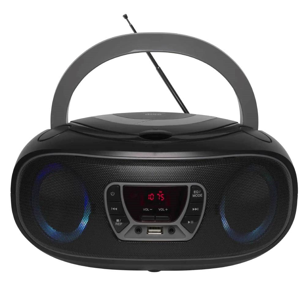 Denver TCL-212BTP Bluetooth Boombox m. CD Afspiller - Sort / Grå