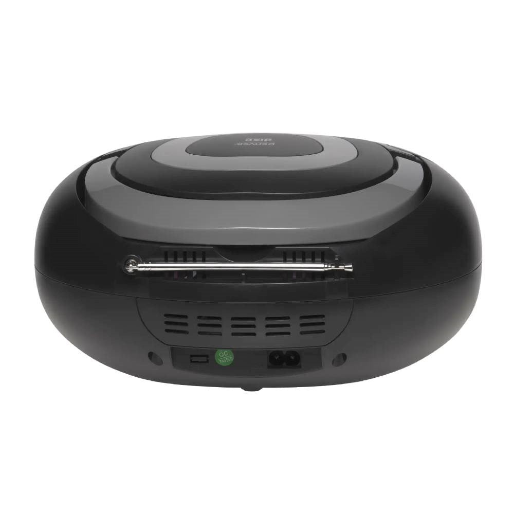 Denver TCL-212BTP Bluetooth Boombox m. CD Afspiller - Sort / Grå