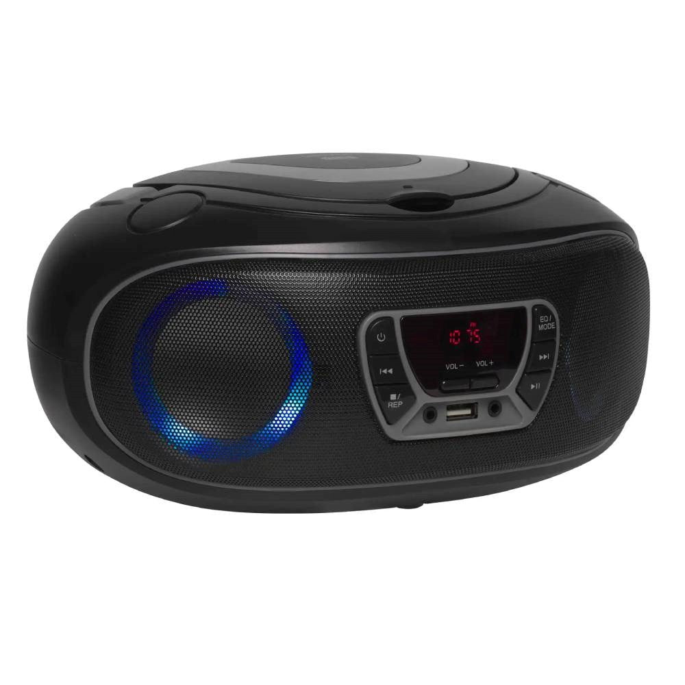Denver TCL-212BTP Bluetooth Boombox m. CD Afspiller - Sort / Grå