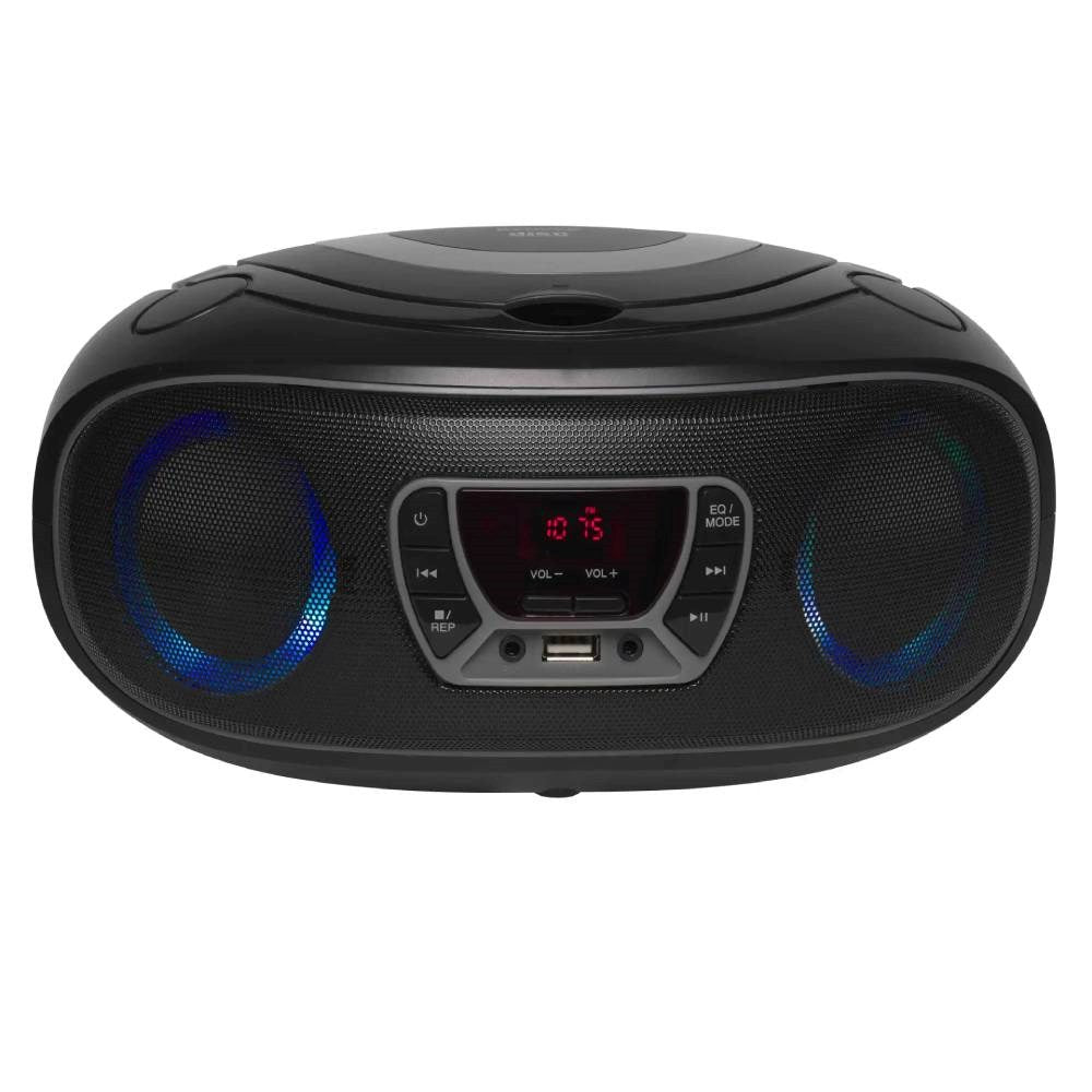 Denver TCL-212BTP Bluetooth Boombox m. CD Afspiller - Sort / Grå