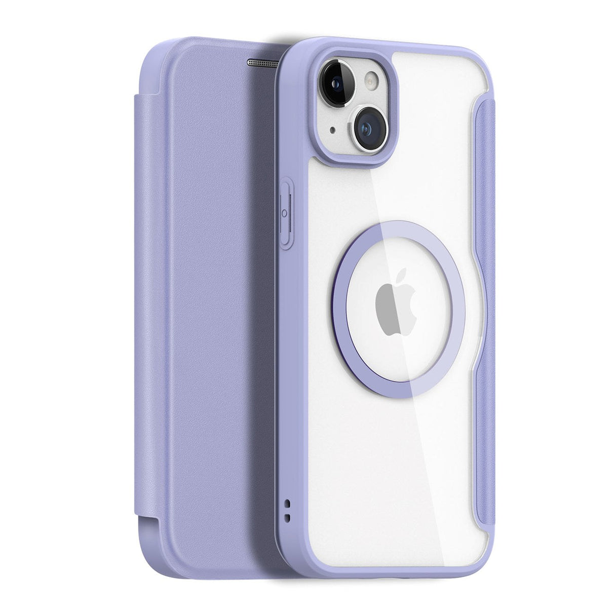 iPhone 15 DUX DUCIS Skin X Pro Series Flip Cover - MagSafe-kompatibel - Lilla