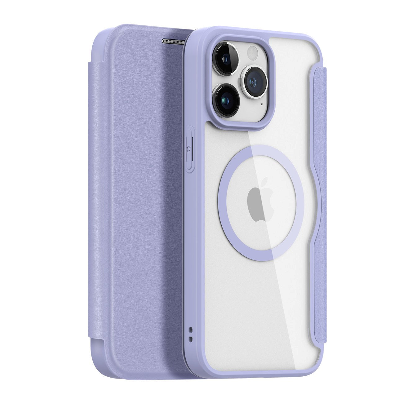 iPhone 15 Pro Max DUX DUCIS Skin X Pro Series Flip Cover - MagSafe-kompatibel - Lilla