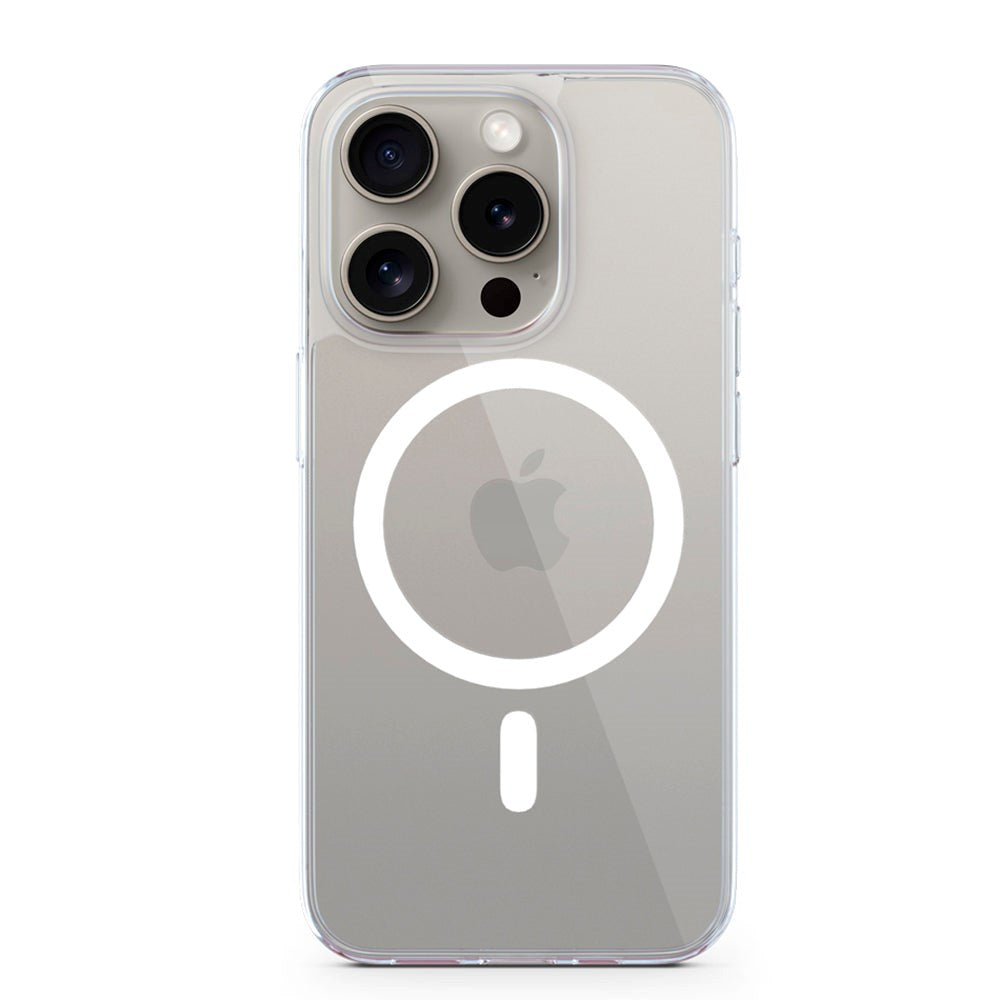 Epico iPhone 15 Pro Mag+ Hero Bakdeksel - MagSafe-kompatibelt - Gjennomsiktig