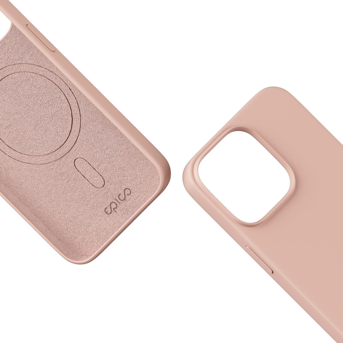 iPhone 15 Epico Silikon Bakdeksel - MagSafe kompatibel - Rosa