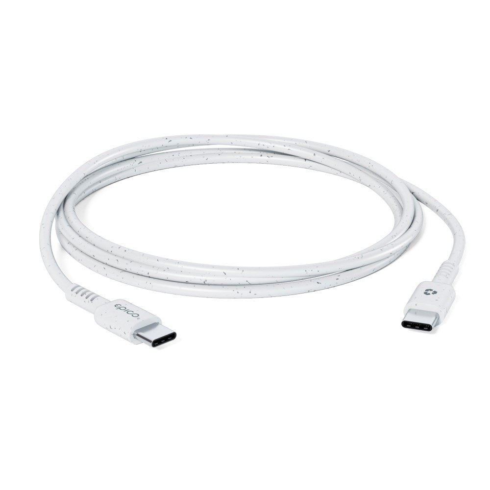 Epico Resolve 60W USB-C til USB-C-kabel PD - 1,2 m - Hvit